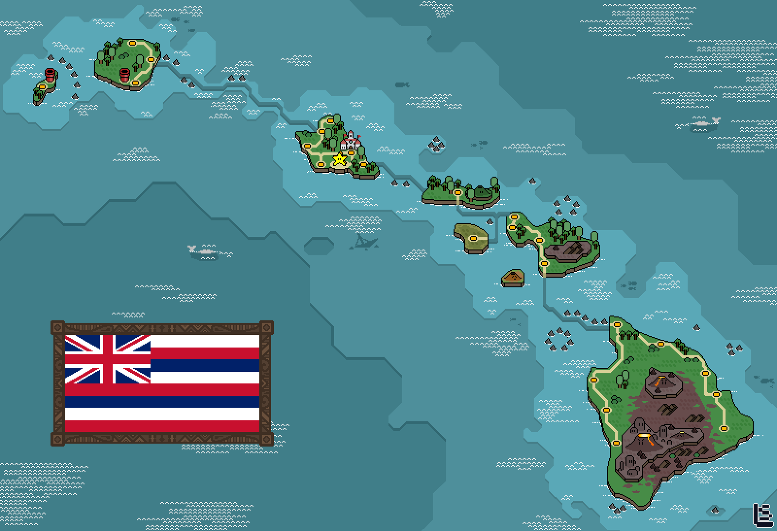 This is What Hawaii Would Look Like if it Were Part of Super Mario World